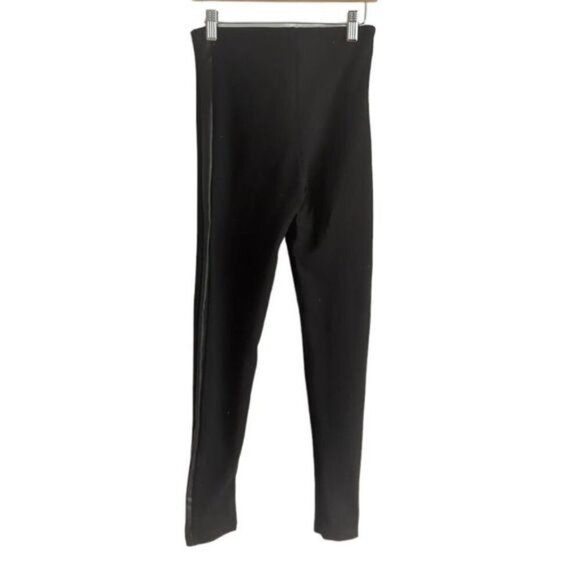 Stradivarius Legging with Faux Leather Side Band - Picture 5 of 7